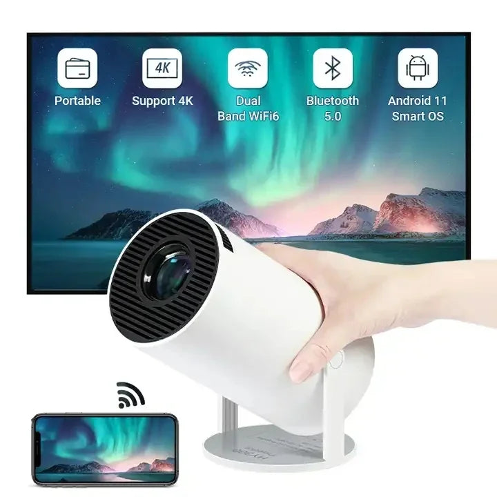 AuraCast – Compact Projector for Home & Beyond